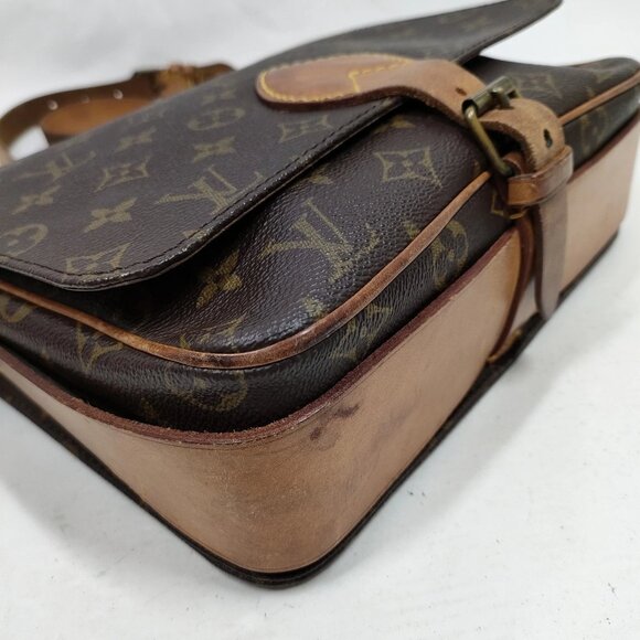 Authentic Louis Vuitton Cartouchiere GM Monogram Shoulder Bag 255-121525 - Picture 6 of 9